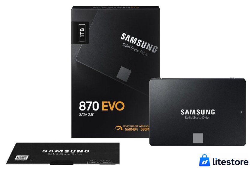 SSD Samsung 870 Evo 1TB MZ-77E1T0BW - Изображение №9 — Лайт Стор