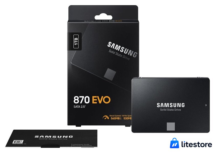 SSD Samsung 870 Evo 1TB MZ-77E1T0BW - Изображение №13 — Лайт Стор