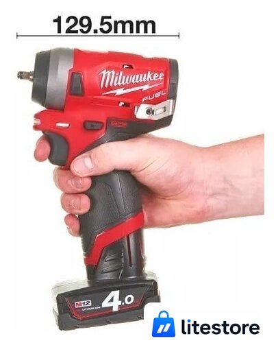 Гайковерт Milwaukee M12 FIW14-0 4933464611 (без АКБ) - Изображение №3 — Лайт Стор