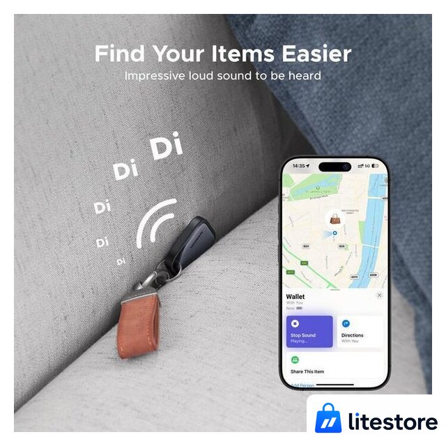 Bluetooth-метка Ugreen FineTrack Smart Finder CM816 - Изображение №4 — Лайт Стор