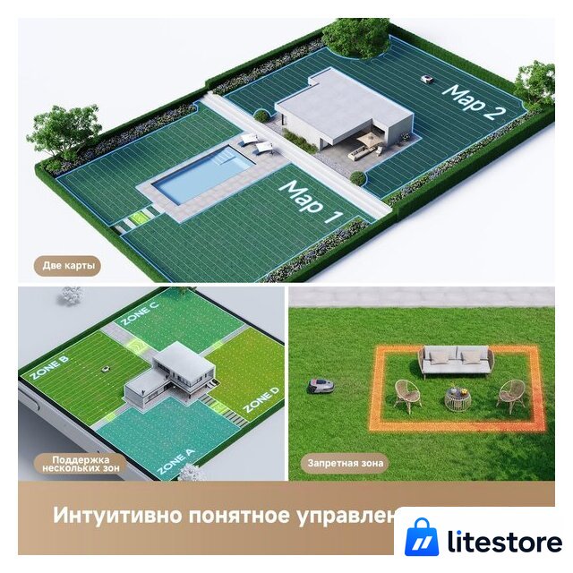 Газонокосилка-робот Dreame Roboticmower A1 Pro - Изображение №6 — Лайт Стор