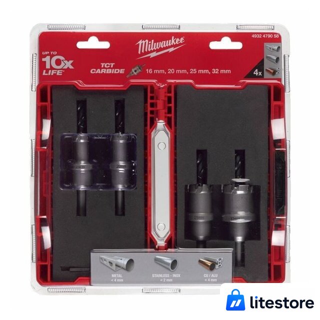Набор коронок Milwaukee 4932479058 - Изображение №2 — Лайт Стор