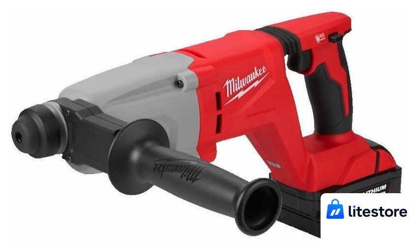 Перфоратор Milwaukee M18 M18BLHACD26-402X 4933492480 (с 2-мя АКБ, кейс) - Изображение №4 — Лайт Стор