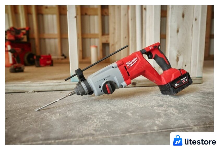 Перфоратор Milwaukee M18 M18BLHACD26-402X 4933492480 (с 2-мя АКБ, кейс) - Изображение №12 — Лайт Стор