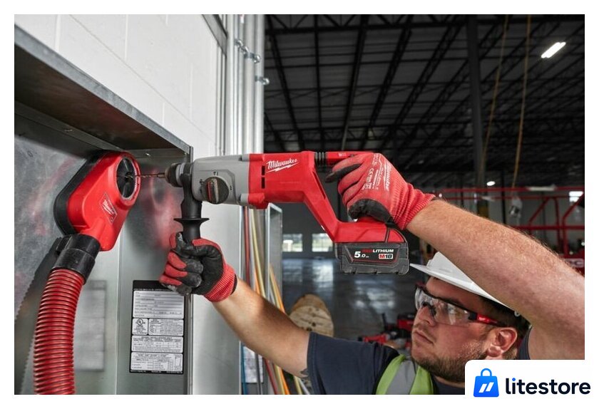 Перфоратор Milwaukee M18 M18BLHACD26-402X 4933492480 (с 2-мя АКБ, кейс) - Изображение №14 — Лайт Стор