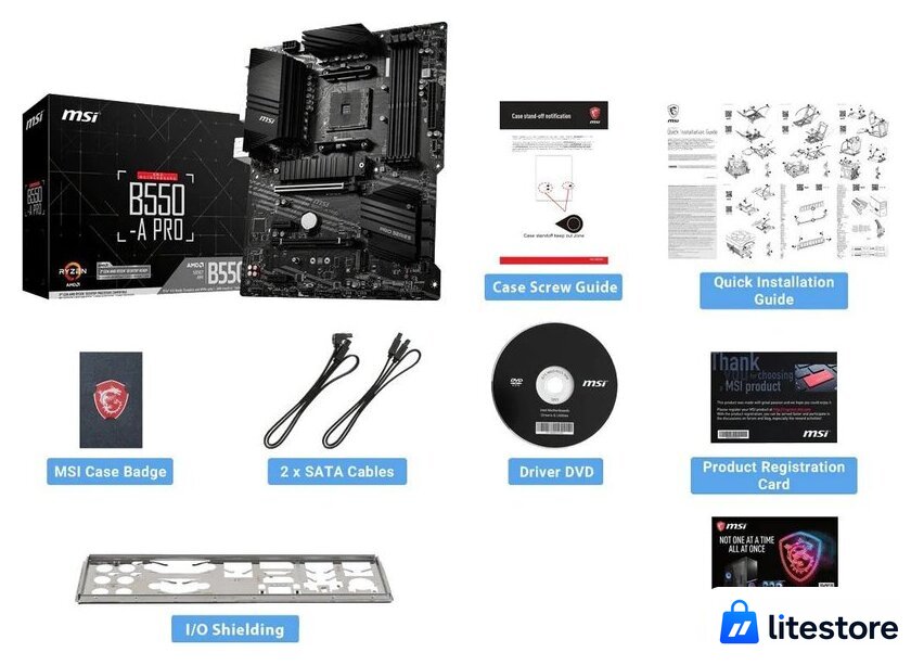 Материнская плата MSI B550-A Pro - Изображение №5 — Лайт Стор