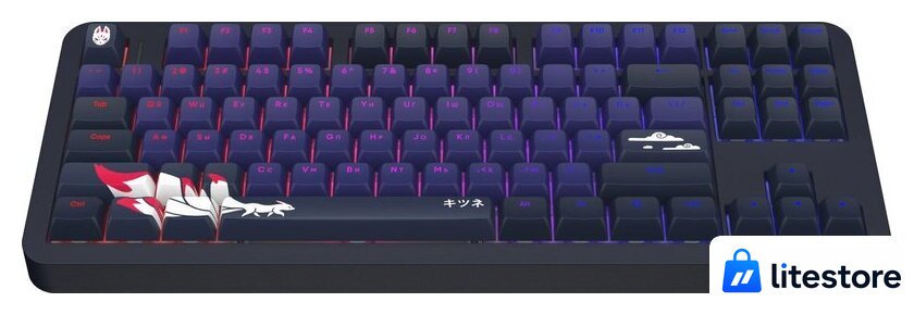 Клавиатура Red Square Alumix TKL Classic Kitsune (черный, g3ms Aquamarine) - Изображение №2 — Лайт Стор