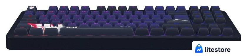 Клавиатура Red Square Alumix TKL Classic Kitsune (черный, g3ms Aquamarine) - Изображение №3 — Лайт Стор