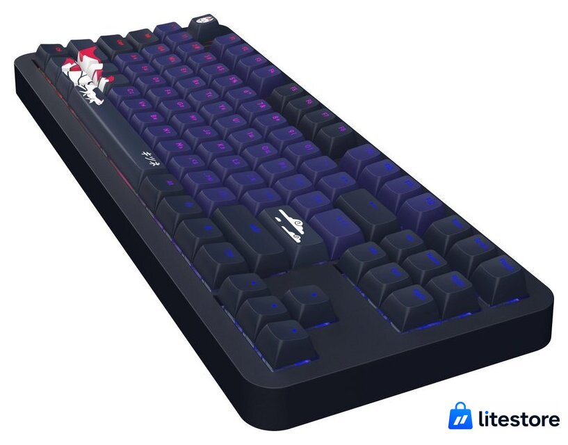 Клавиатура Red Square Alumix TKL Classic Kitsune (черный, g3ms Aquamarine) - Изображение №5 — Лайт Стор