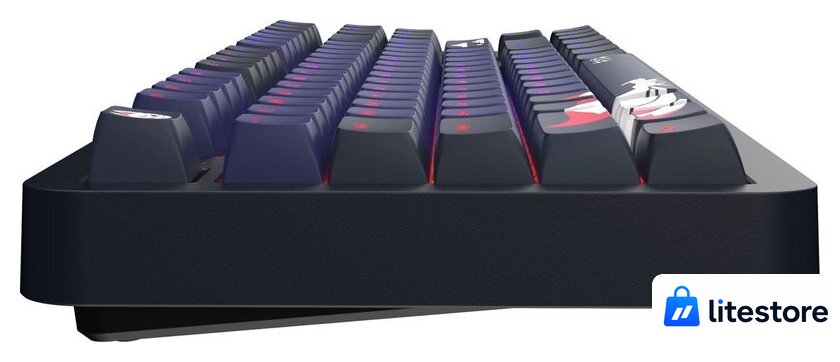 Клавиатура Red Square Alumix TKL Classic Kitsune (черный, g3ms Aquamarine) - Изображение №6 — Лайт Стор