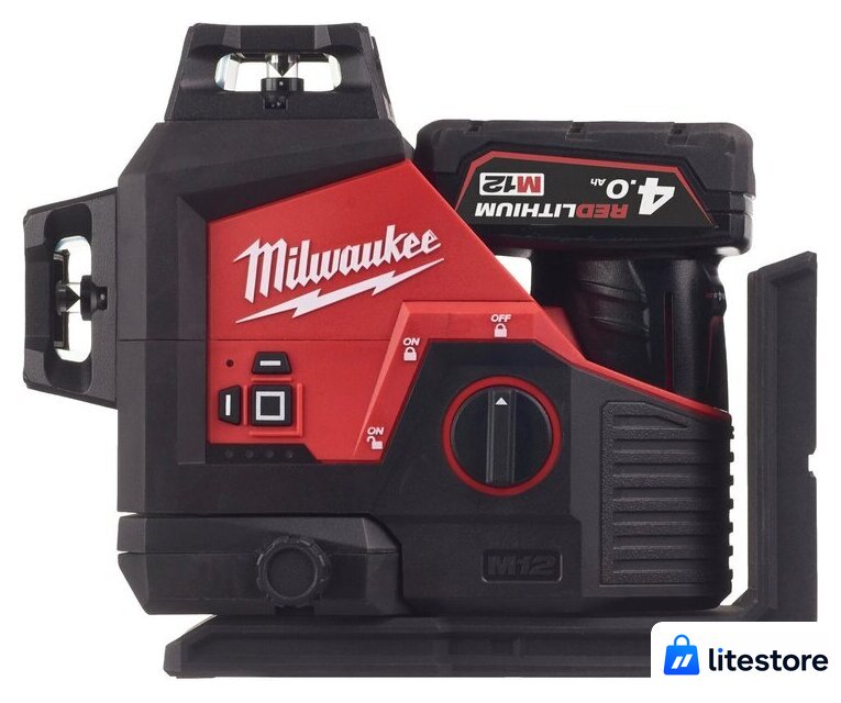 Лазерный нивелир Milwaukee M12 3PLKIT-401P 4933478960 (с 1-им АКБ, кейс) - Изображение №3 — Лайт Стор
