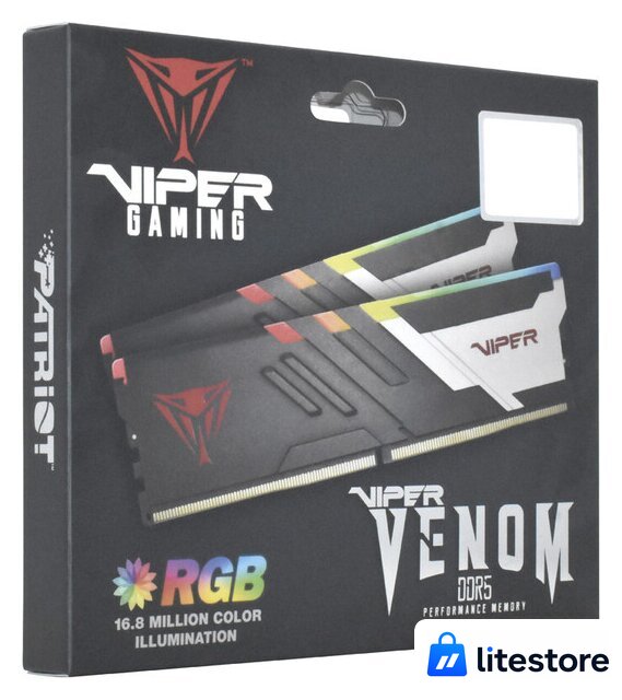 Оперативная память Patriot Viper Venom RGB 2x16ГБ DDR5 6000 МГц PVVR532G600C30K - Изображение №6 — Лайт Стор