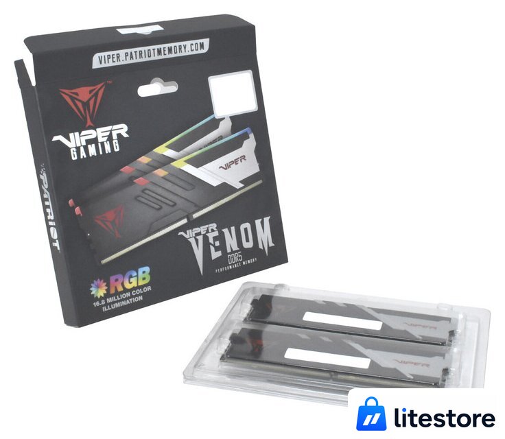 Оперативная память Patriot Viper Venom RGB 2x16ГБ DDR5 6000 МГц PVVR532G600C30K - Изображение №7 — Лайт Стор