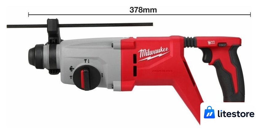 Перфоратор Milwaukee M18 M18BLHACD26-0 4933492483 (без АКБ) - Изображение №5 — Лайт Стор