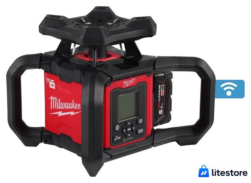 Лазерный нивелир Milwaukee M18 RLOHV1200-501C 4933493204 (с 1-им АКБ, кейс) - Изображение №3 — Лайт Стор