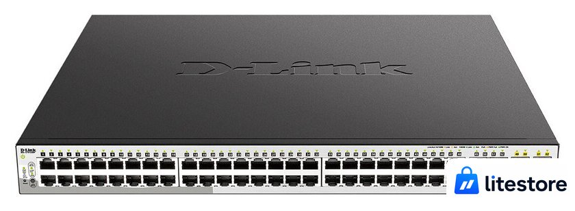 Управляемый коммутатор 2-го уровня D-Link DGS-1210-52MP/F4A - Изображение №1 — Лайт Стор