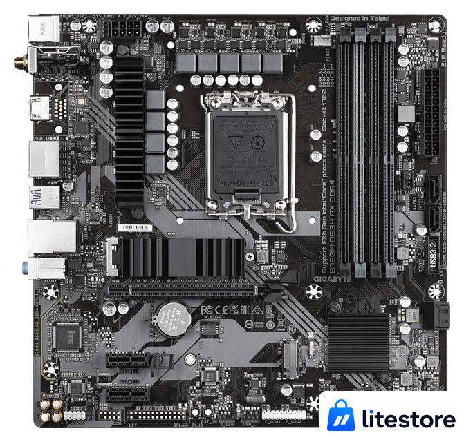 Материнская плата Gigabyte B760M DS3H AX DDR4 (rev. 1.0) - Изображение №1 — Лайт Стор