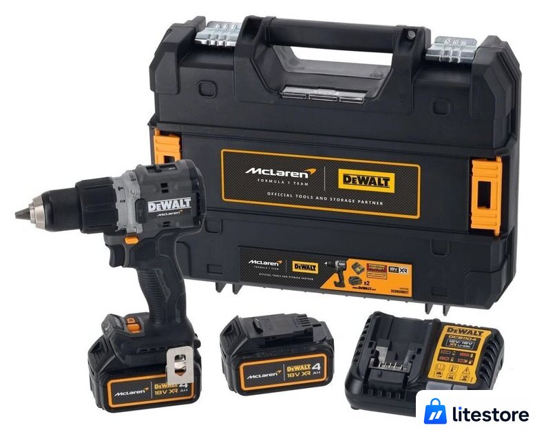 Ударная дрель-шуруповерт DeWalt DCD85MM2T (с 2-мя АКБ, кейс) - Изображение №1 — Лайт Стор
