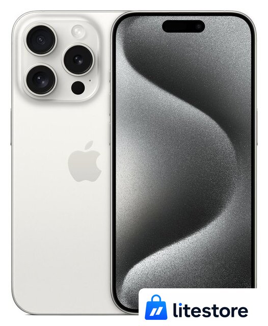 Телефон Apple iPhone 15 Pro 128GB (белый титан) - Изображение №1 — Лайт Стор