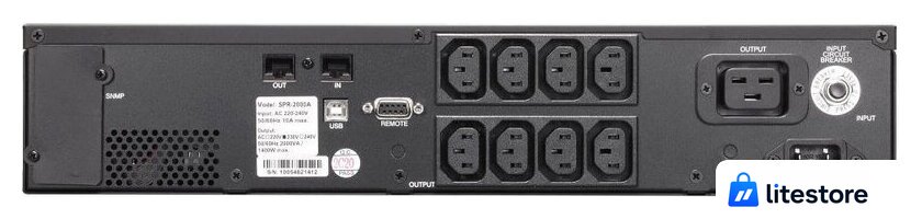Источник бесперебойного питания Powercom Smart King Pro+ SPR-2000 LCD - Изображение №3 — Лайт Стор