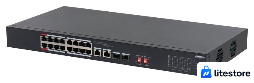 Неуправляемый коммутатор Dahua S3218-16ET-240 - Изображение №1 — Лайт Стор
