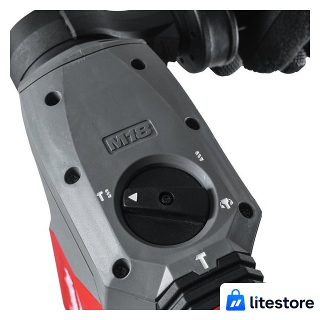 Перфоратор Milwaukee M18 ONE FHPX-0X Fuel 4933478495 (без АКБ, кейс) - Изображение №4 — Лайт Стор