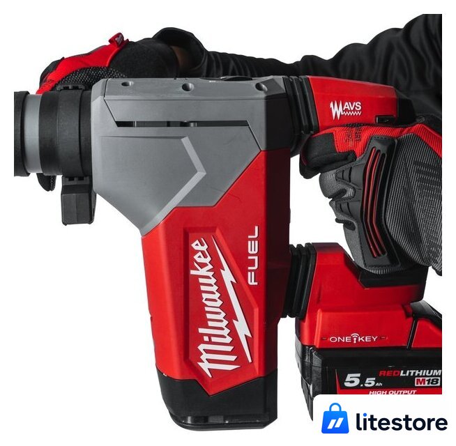 Перфоратор Milwaukee M18 ONE FHPX-0X Fuel 4933478495 (без АКБ, кейс) - Изображение №2 — Лайт Стор
