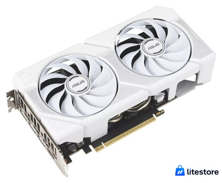 Видеокарта ASUS Dual GeForce RTX 5060 Ti 16GB GDDR7 White OC Edition DUAL-RTX5060TI-O16G-WHITE - Изображение №4 — Лайт Стор