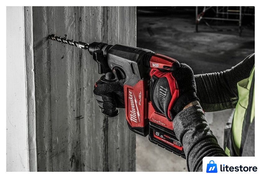 Перфоратор Milwaukee M18 FUEL M18ONEFHX-0X 4933478503 (без АКБ, кейс) - Изображение №12 — Лайт Стор