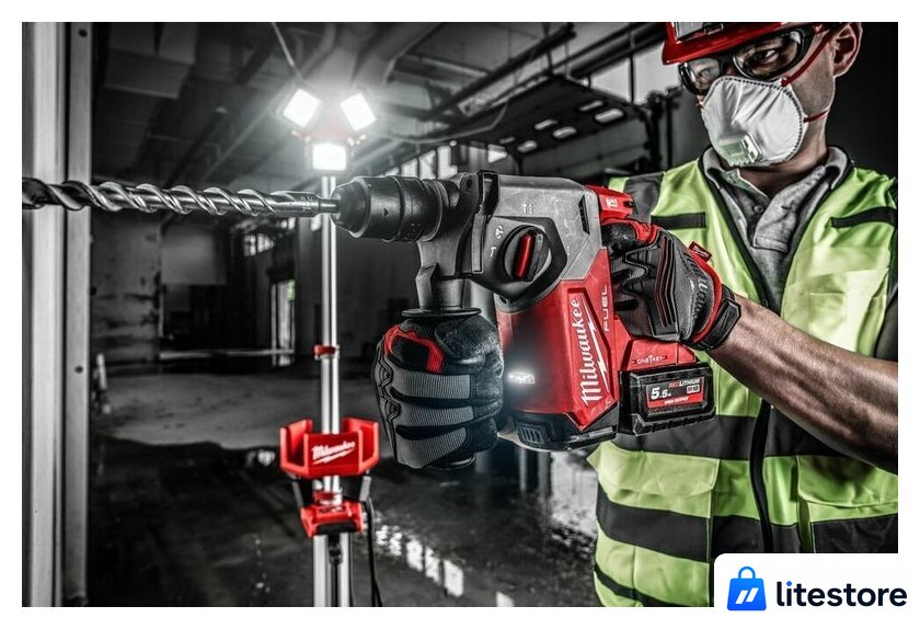 Перфоратор Milwaukee M18 FUEL M18ONEFHX-0X 4933478503 (без АКБ, кейс) - Изображение №13 — Лайт Стор