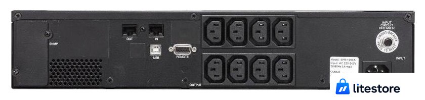 Источник бесперебойного питания Powercom Smart King Pro+ SPR-1000 LCD - Изображение №3 — Лайт Стор