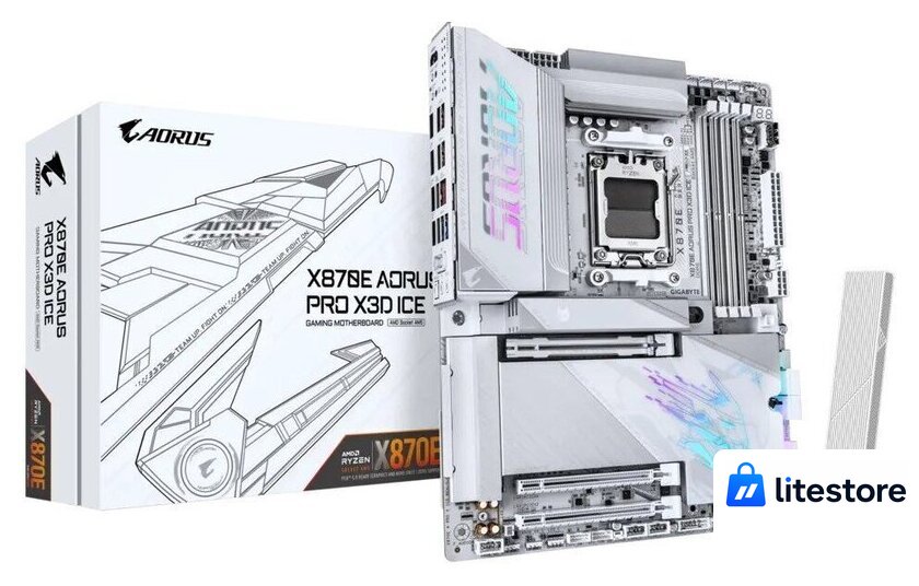Материнская плата Gigabyte X870E Aorus Pro X3D Ice - Изображение №5 — Лайт Стор