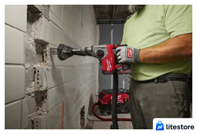 Перфоратор Milwaukee M12 FHAC16-0X 4933499184 (без АКБ, кейс) - Изображение №11 — Лайт Стор
