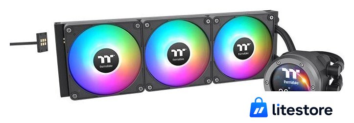 Система жидкостного охлаждения для процессора Thermaltake TH360 V2 Ultra EX ARGB CL-W415-PL12SW-A - Изображение №1 — Лайт Стор