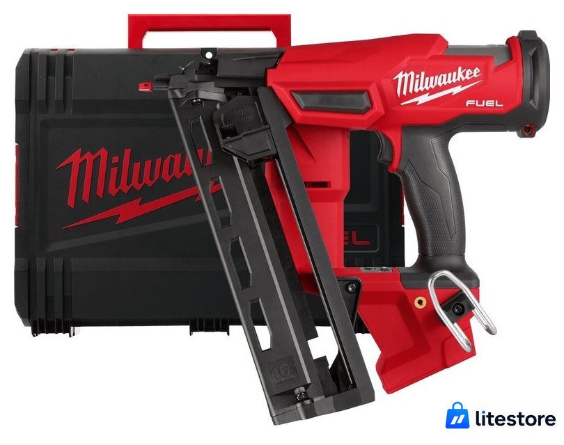 Гвоздезабиватель Milwaukee M18 FN16GA-0X Fuel 4933478094 (без АКБ, кейс) - Изображение №1 — Лайт Стор