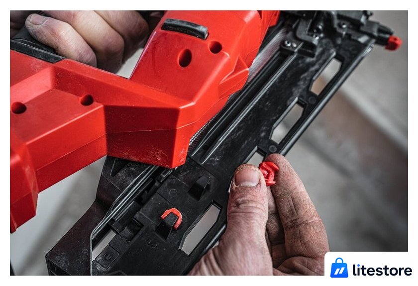 Гвоздезабиватель Milwaukee M18 FN16GA-0X Fuel 4933478094 (без АКБ, кейс) - Изображение №4 — Лайт Стор