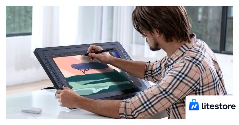 Графический монитор Huion Kamvas Pro 24 - Изображение №9 — Лайт Стор
