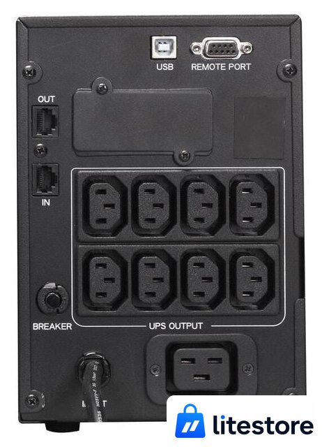 Источник бесперебойного питания Powercom Smart King Pro+ SPT-2000-II LCD - Изображение №3 — Лайт Стор