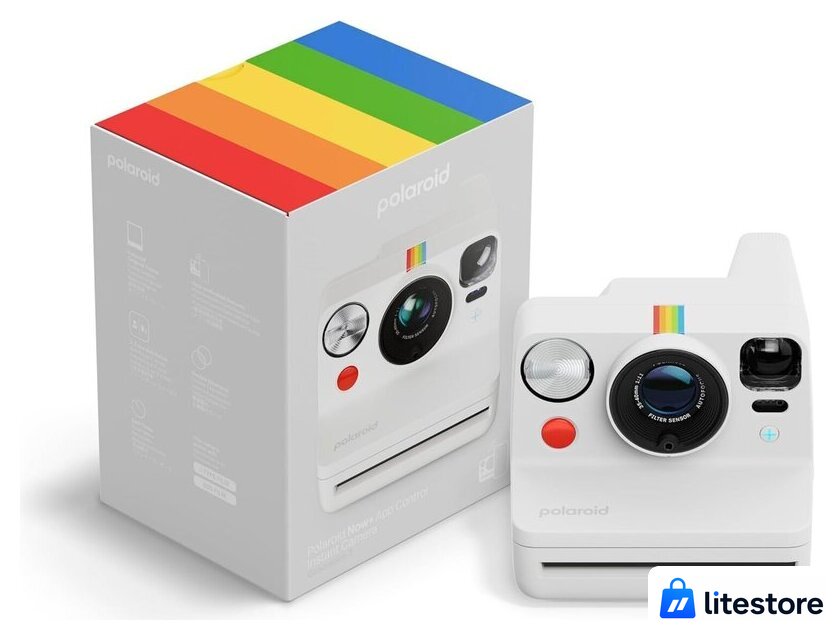 Фотоаппарат Polaroid Now+ Instant Camera Generation 3 (белый) - Изображение №3 — Лайт Стор