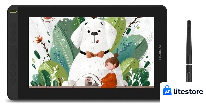 Графический монитор Huion Kamvas 12 (черный) - Изображение №3 — Лайт Стор