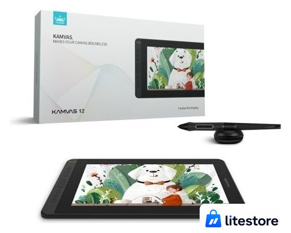 Графический монитор Huion Kamvas 12 (черный) - Изображение №10 — Лайт Стор