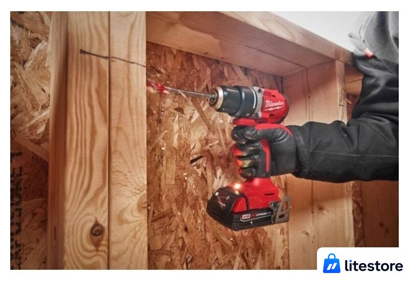 Дрель-шуруповерт Milwaukee M18 M18BLDDRC-0X 4933492832 (без АКБ, кейс) - Изображение №5 — Лайт Стор