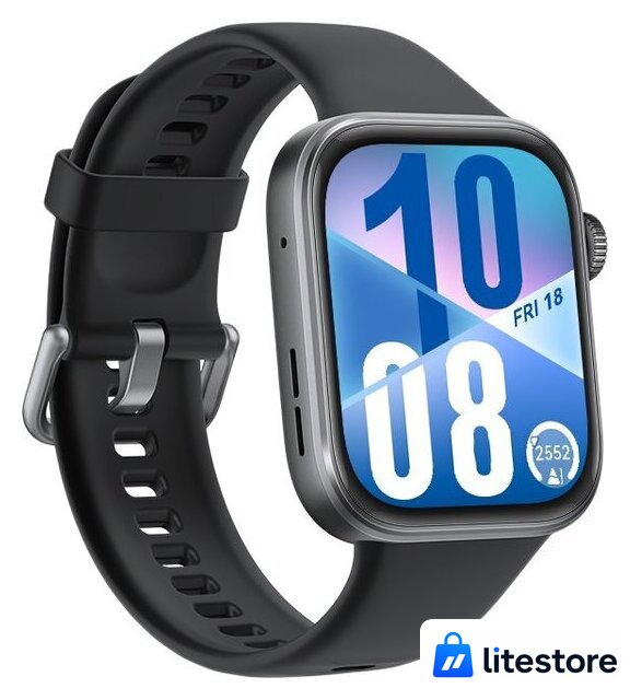 Умные часы Huawei Watch FIT 4 (черный, с черным силиконовым ремешком, международная версия) - Изображение №5 — Лайт Стор