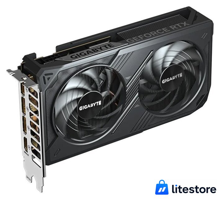 Видеокарта Gigabyte GeForce RTX 5060 Windforce OC 8G GV-N5060WF2OC-8GD - Изображение №1 — Лайт Стор