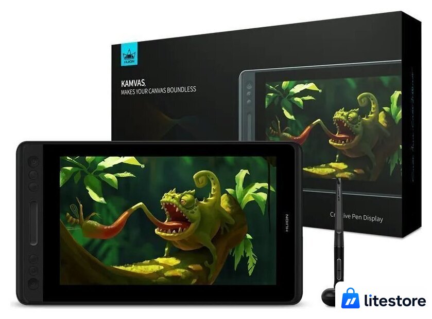 Графический монитор Huion Kamvas Pro 12 GT-116 - Изображение №10 — Лайт Стор