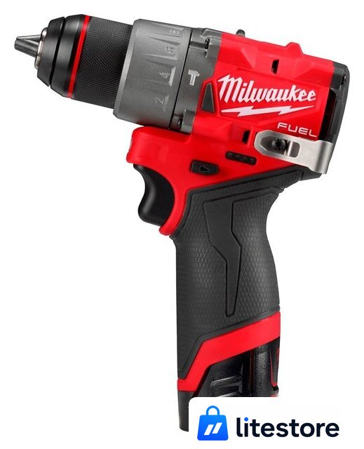 Ударная дрель-шуруповерт Milwaukee M12 FUEL M12FPD2-202X 4933479868 (с 2-мя АКБ 2 Ач, кейс) - Изображение №2 — Лайт Стор