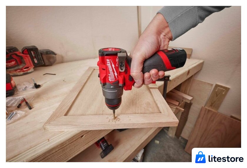 Ударная дрель-шуруповерт Milwaukee M12 FUEL M12FPD2-202X 4933479868 (с 2-мя АКБ 2 Ач, кейс) - Изображение №10 — Лайт Стор