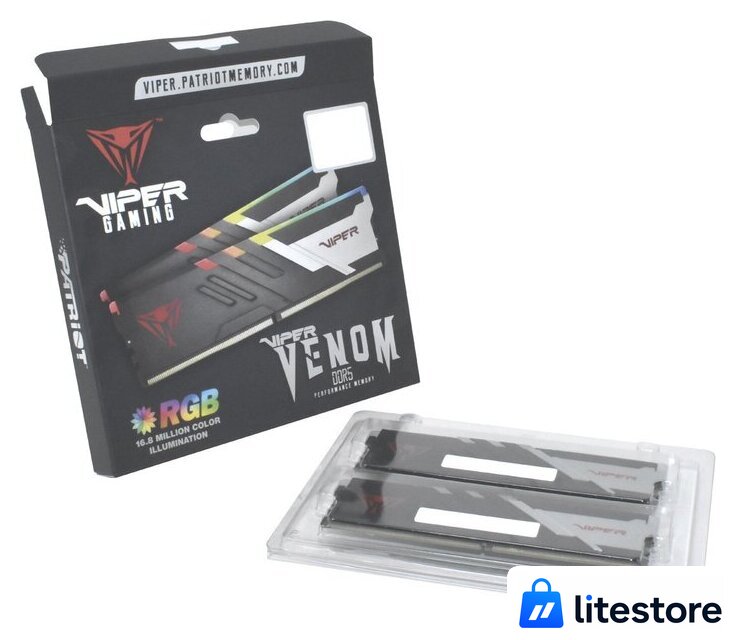 Оперативная память Patriot Viper Venom RGB 2x16ГБ DDR5 6400МГц PVVR532G640C32K - Изображение №7 — Лайт Стор