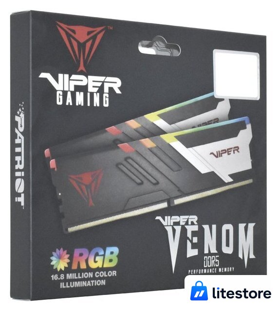 Оперативная память Patriot Viper Venom RGB 2x16ГБ DDR5 6400МГц PVVR532G640C32K - Изображение №6 — Лайт Стор