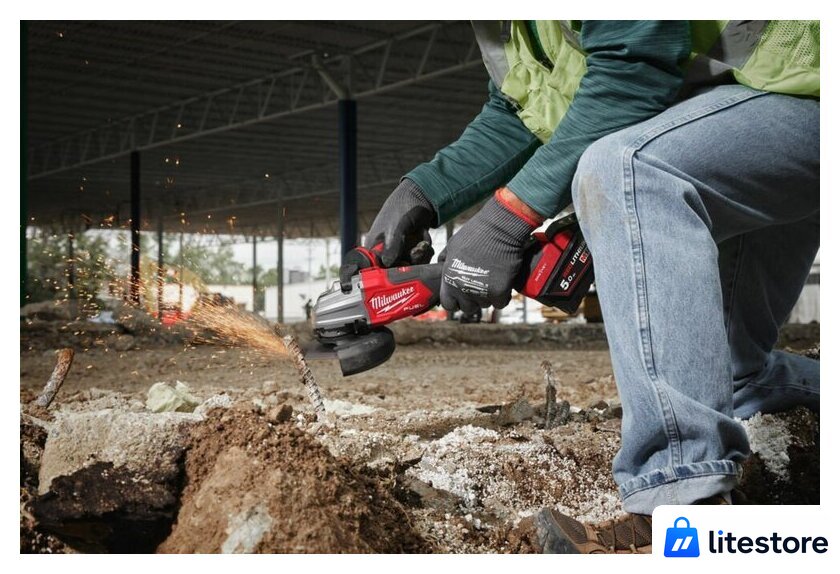 Угловая шлифмашина Milwaukee M18 Fuel One-Key M18FSAGSVO125X-0X 4933493552 (без АКБ, кейс) - Изображение №25 — Лайт Стор